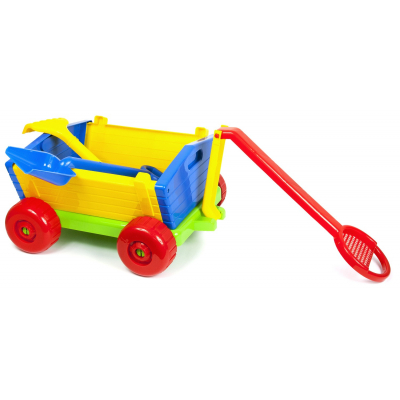 Zabawka wózek przyczepka do piasku dla dzieci 0255